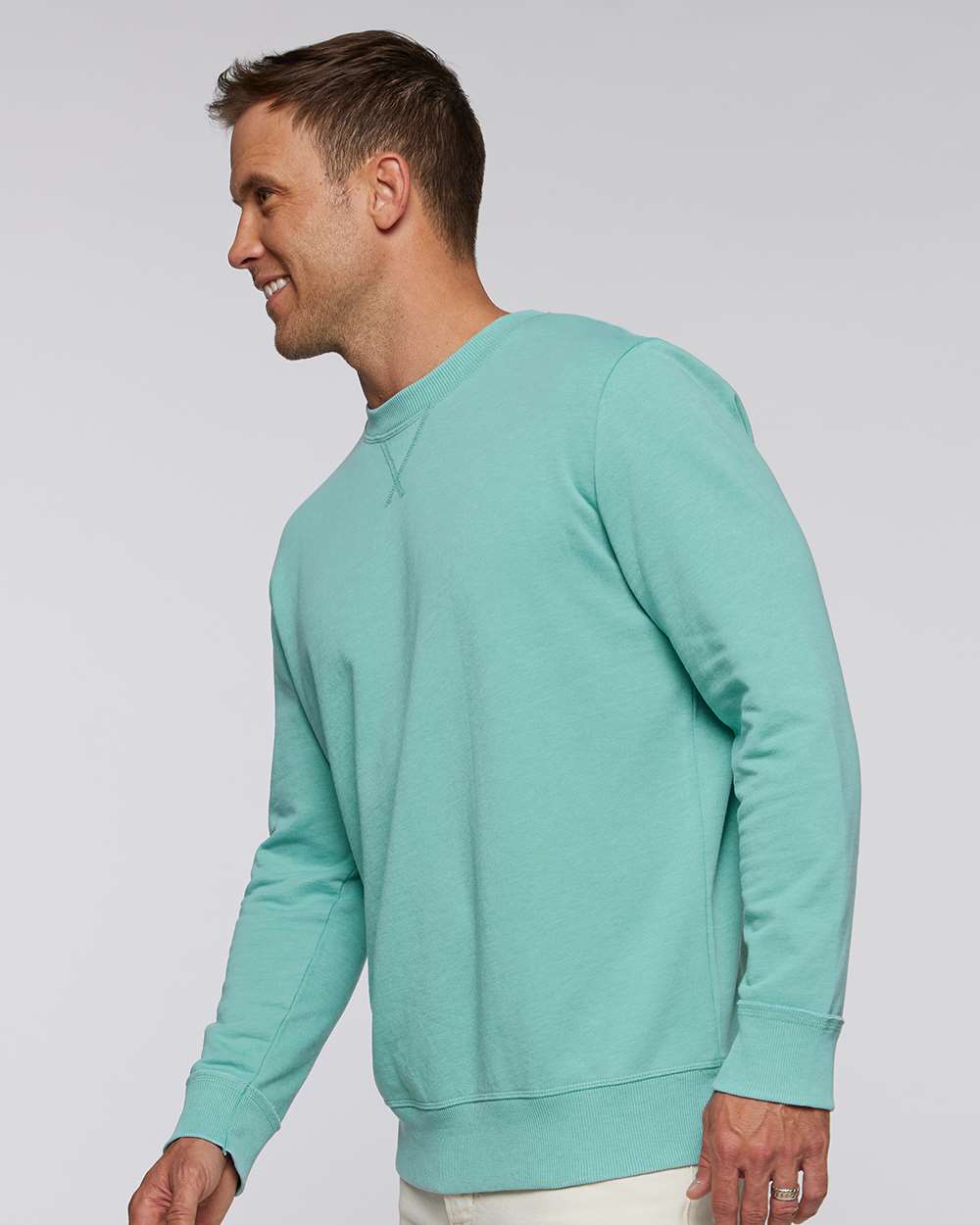 Unisex Vintage Wash Fleece Crewneck Sweatshirt