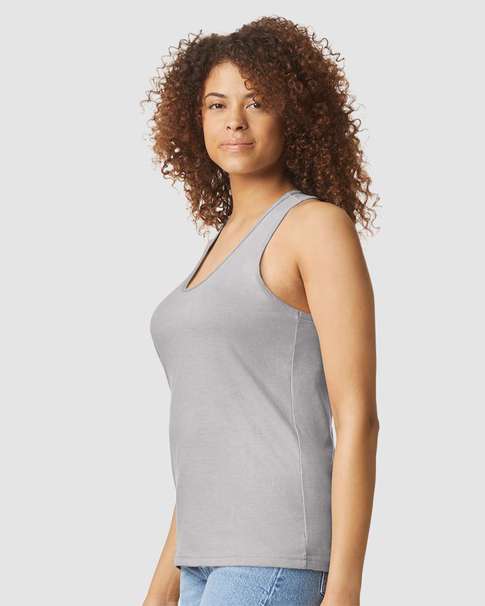 Women's SoftstyleÂ® CVC Racerback Tank Top