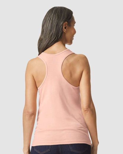 Women's SoftstyleÂ® CVC Racerback Tank Top