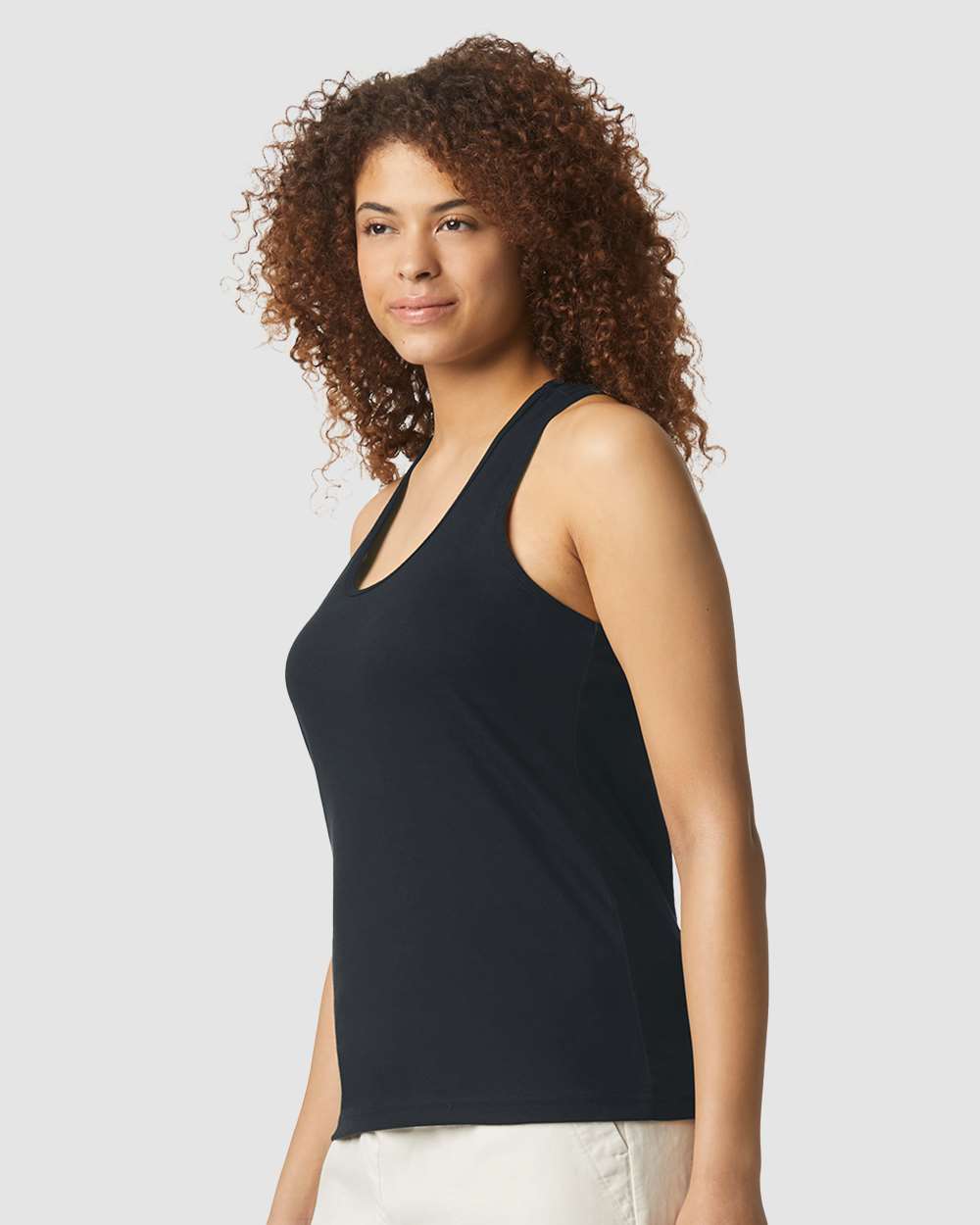 Women's SoftstyleÂ® CVC Racerback Tank Top