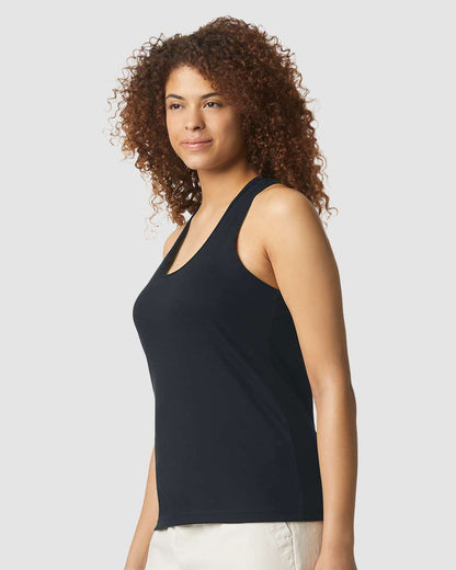 Women's SoftstyleÂ® CVC Racerback Tank Top