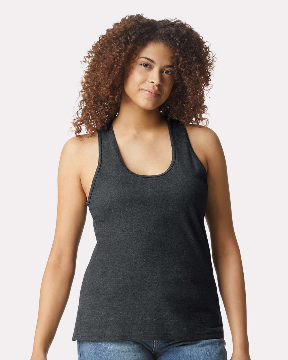 Women's SoftstyleÂ® CVC Racerback Tank Top