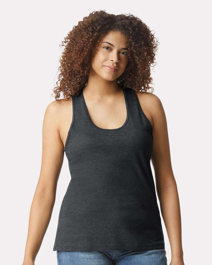 Women's SoftstyleÂ® CVC Racerback Tank Top
