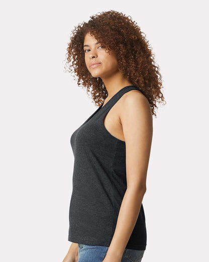 Women's SoftstyleÂ® CVC Racerback Tank Top