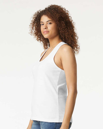 Women's SoftstyleÂ® CVC Racerback Tank Top