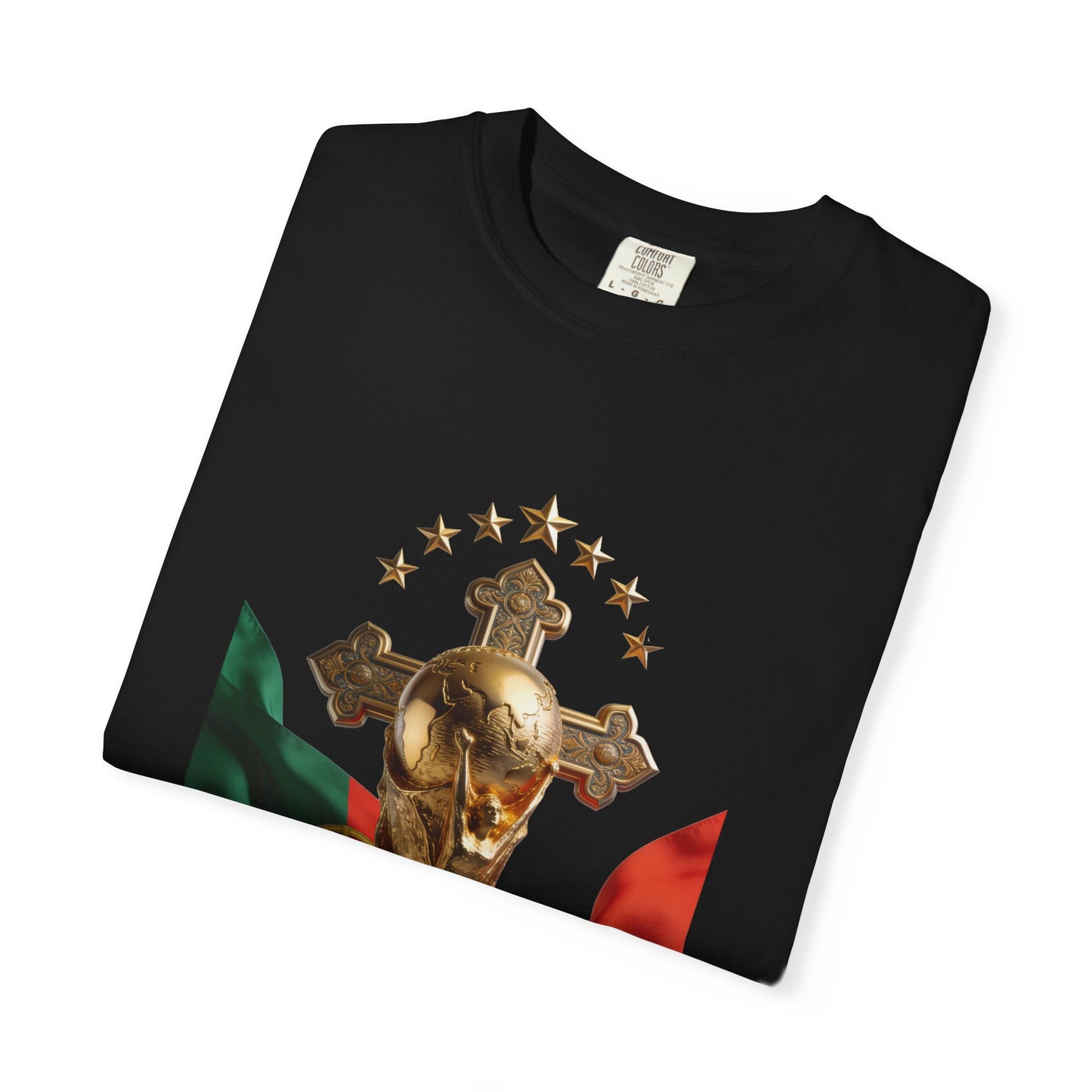 Portugal Football 'Cruz Sagrada' Majestic Trophy | Premium Graphic Tee
