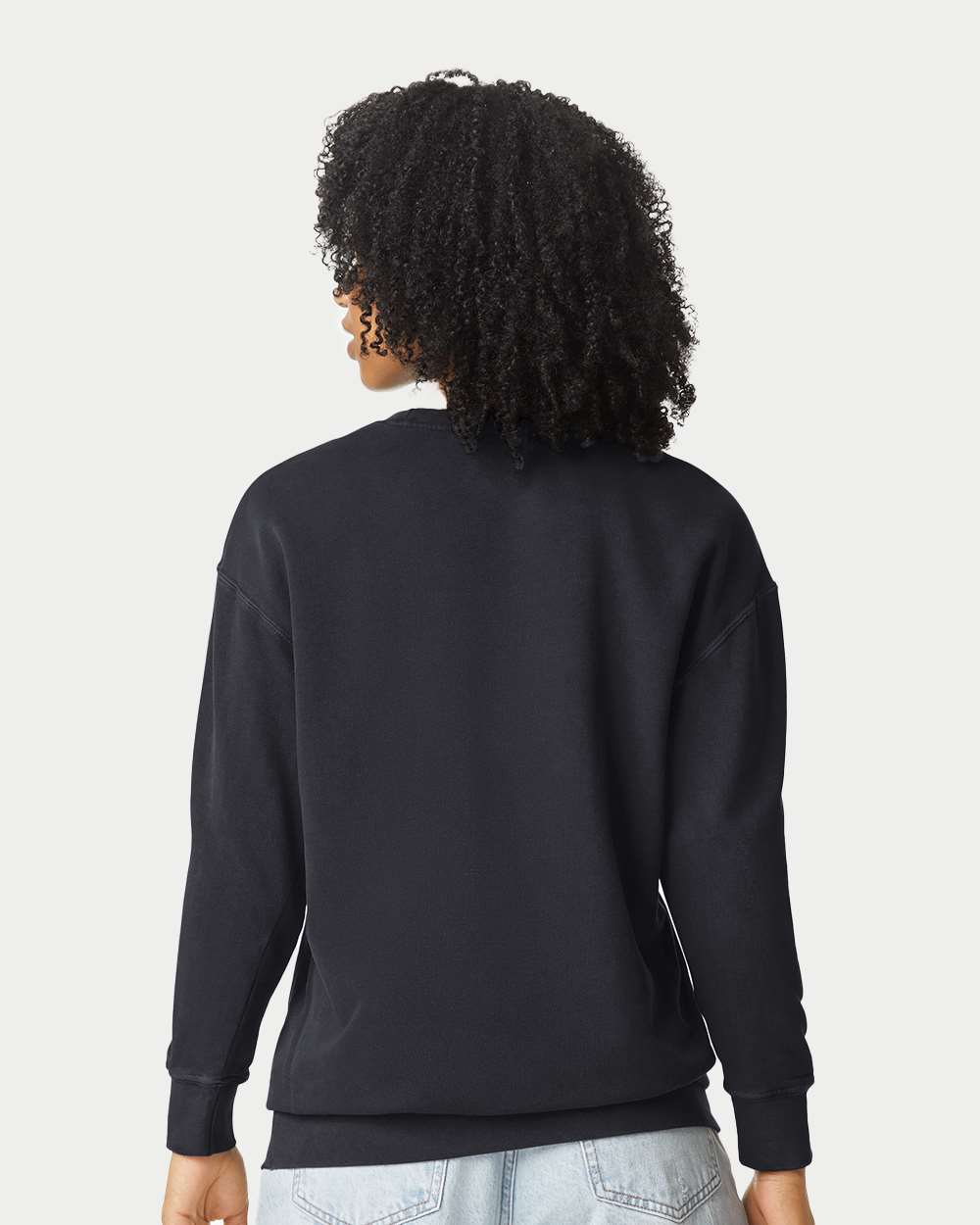 Unisex Garment-Dyed Lightweight Fleece Crewneck Sweatshirt