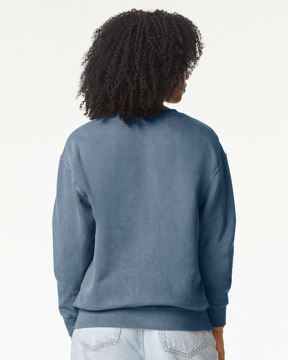 Unisex Garment-Dyed Lightweight Fleece Crewneck Sweatshirt