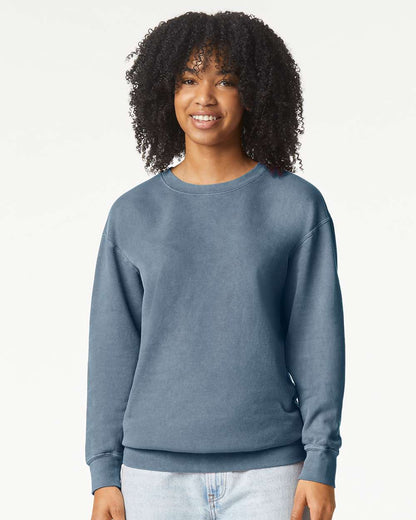 Unisex Garment-Dyed Lightweight Fleece Crewneck Sweatshirt