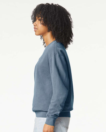 Unisex Garment-Dyed Lightweight Fleece Crewneck Sweatshirt