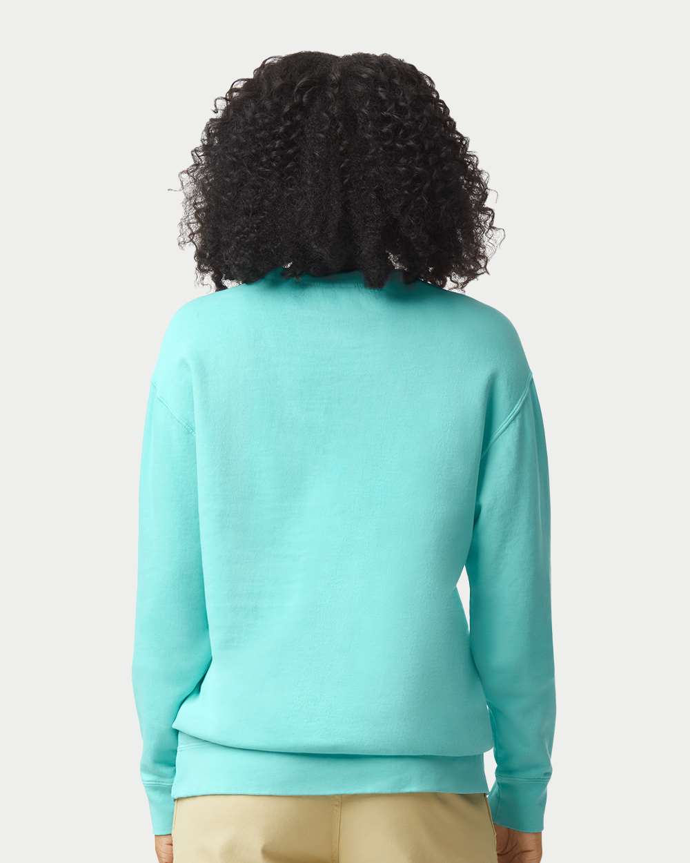 Unisex Garment-Dyed Lightweight Fleece Crewneck Sweatshirt