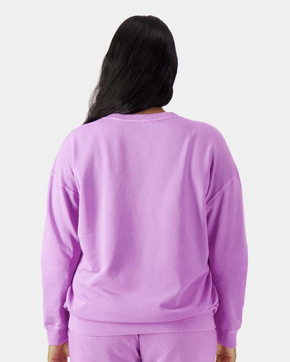 Unisex Garment-Dyed Lightweight Fleece Crewneck Sweatshirt