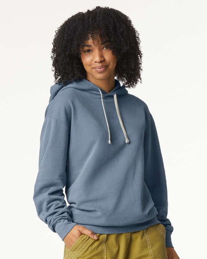 Unisex Garment-Dyed Lightweight Fleece Hooded Sweatshirt
