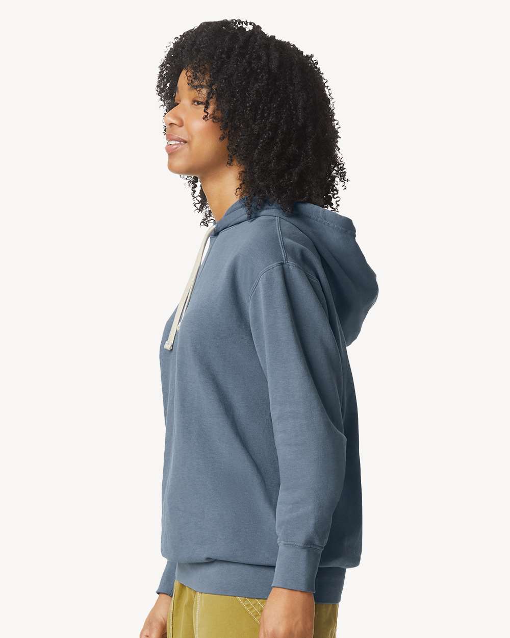 Unisex Garment-Dyed Lightweight Fleece Hooded Sweatshirt
