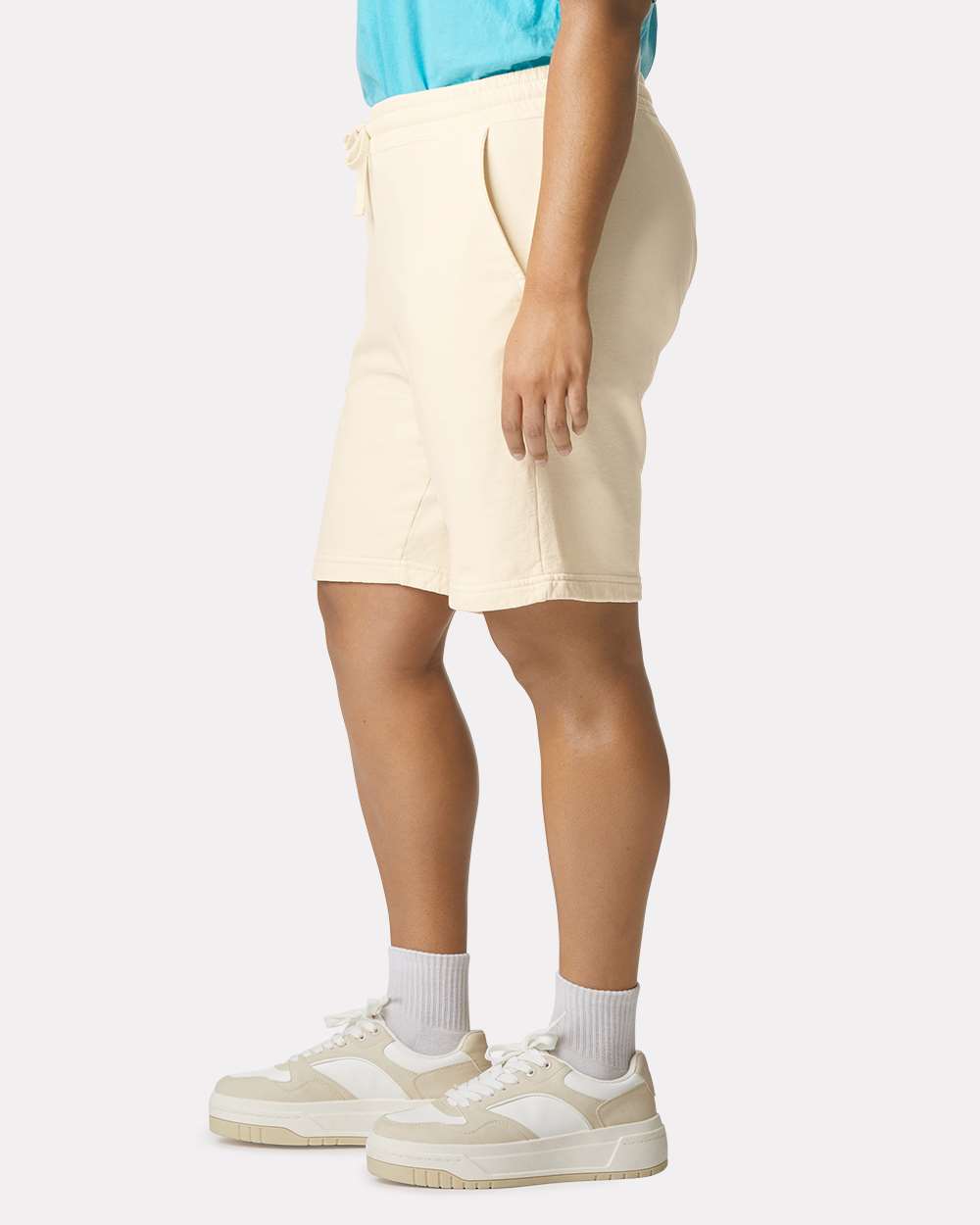 Unisex Garment-Dyed Lightweight Fleece Sweat Shorts