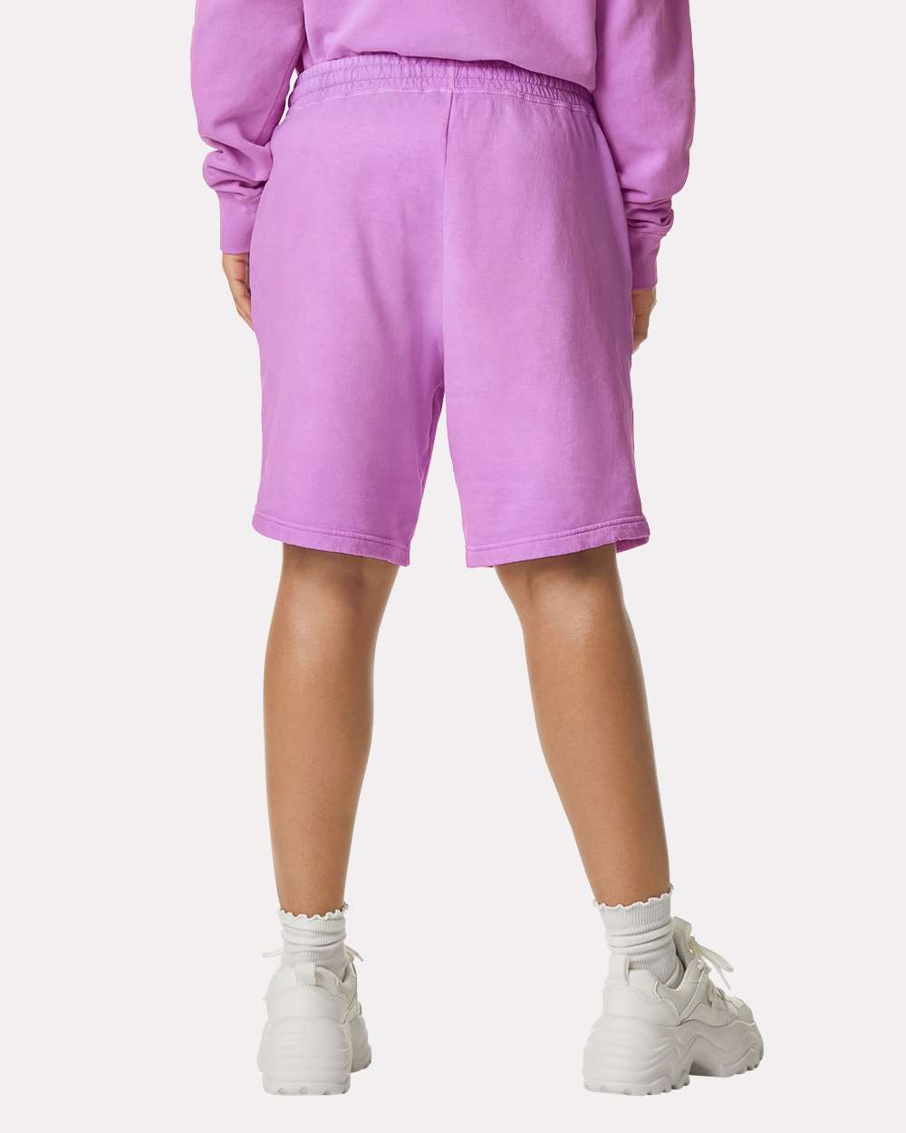 Unisex Garment-Dyed Lightweight Fleece Sweat Shorts