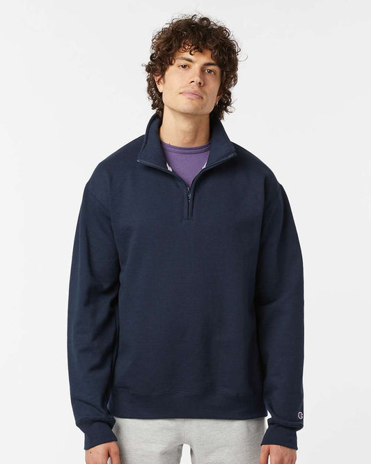 Unisex PowerblendÂ® Quarter-Zip Pullover