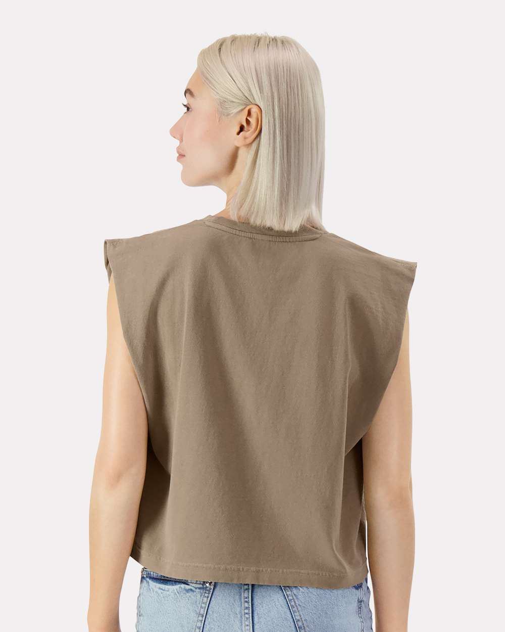 Women's Garment-Dyed Heavyweight Muscle Tee