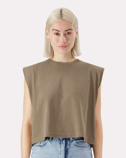 Women's Garment-Dyed Heavyweight Muscle Tee
