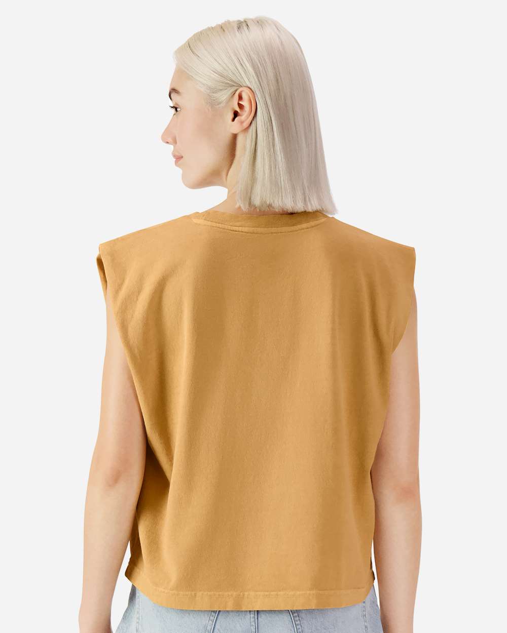 Women's Garment-Dyed Heavyweight Muscle Tee