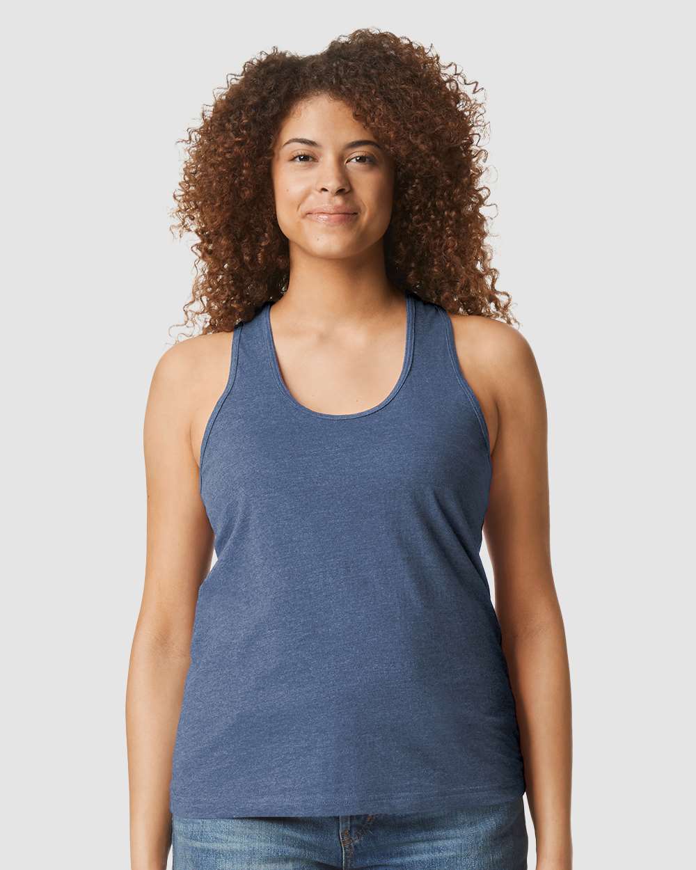 Women's SoftstyleÂ® CVC Racerback Tank Top