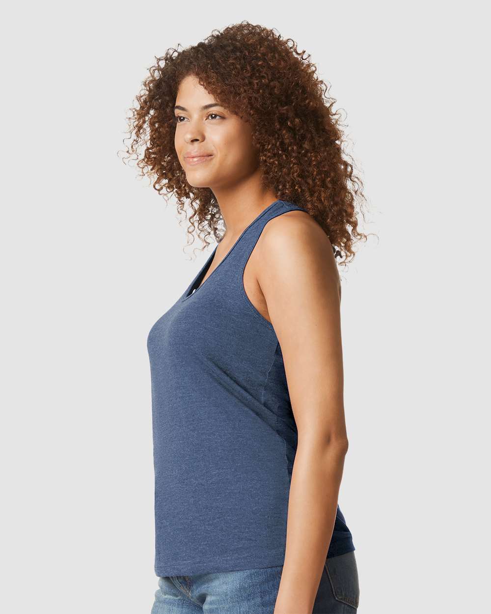 Women's SoftstyleÂ® CVC Racerback Tank Top