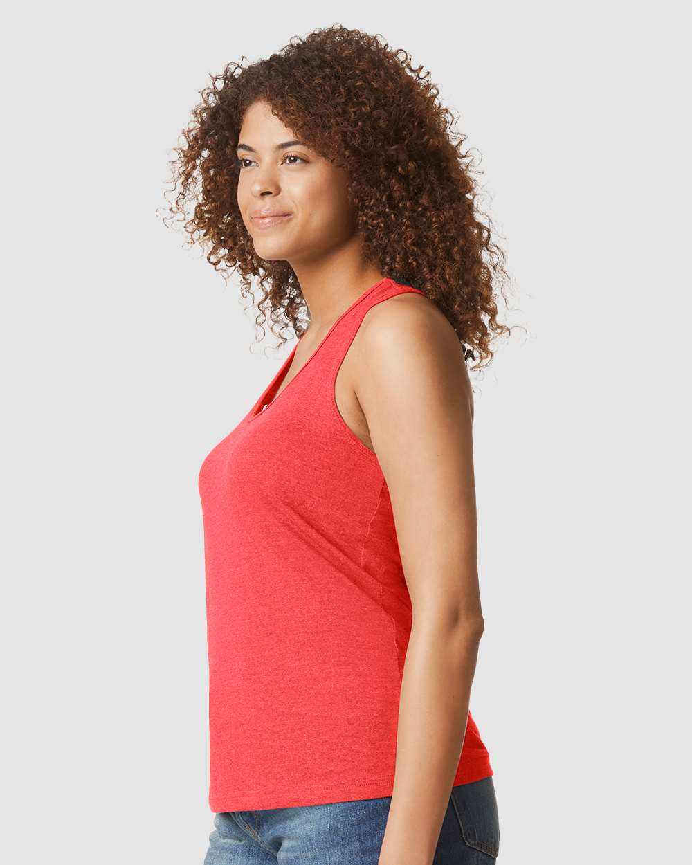 Women's SoftstyleÂ® CVC Racerback Tank Top