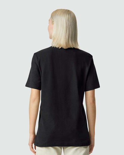 Unisex Pique Mockneck Tee