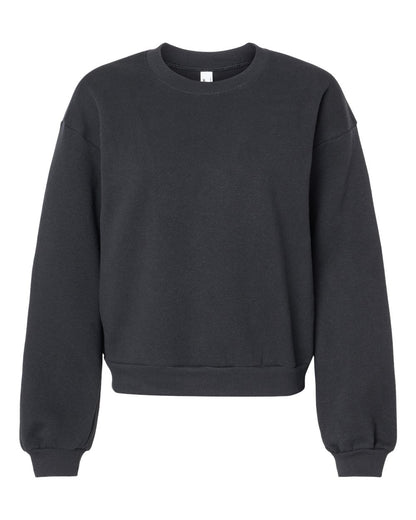 American Apparel RF494 ReFlex Women Fleece Crewneck Sweatshirt