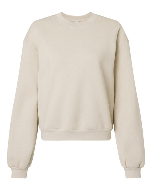American Apparel Women's Reflex Fleece Crewneck Sweatshirt, GRF494AA, Bone