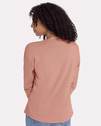 Women's Cotton Relaxed Long Sleeve T-Shirt