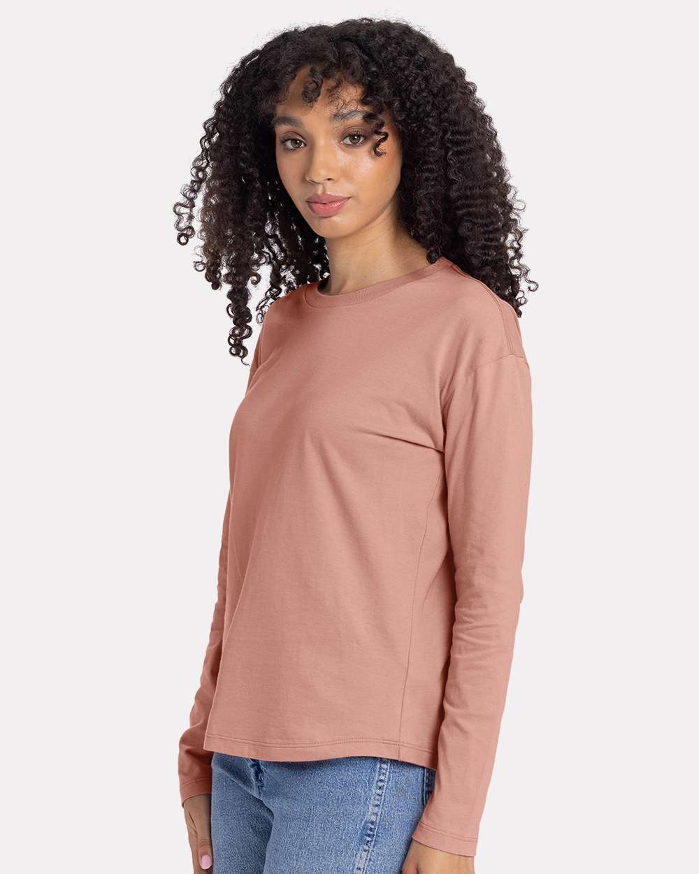 Women's Cotton Relaxed Long Sleeve T-Shirt