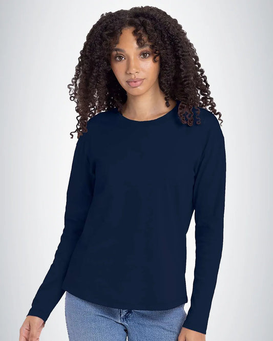 Next Level 3911 Women Cotton Relaxed Long Sleeve T-Shirt