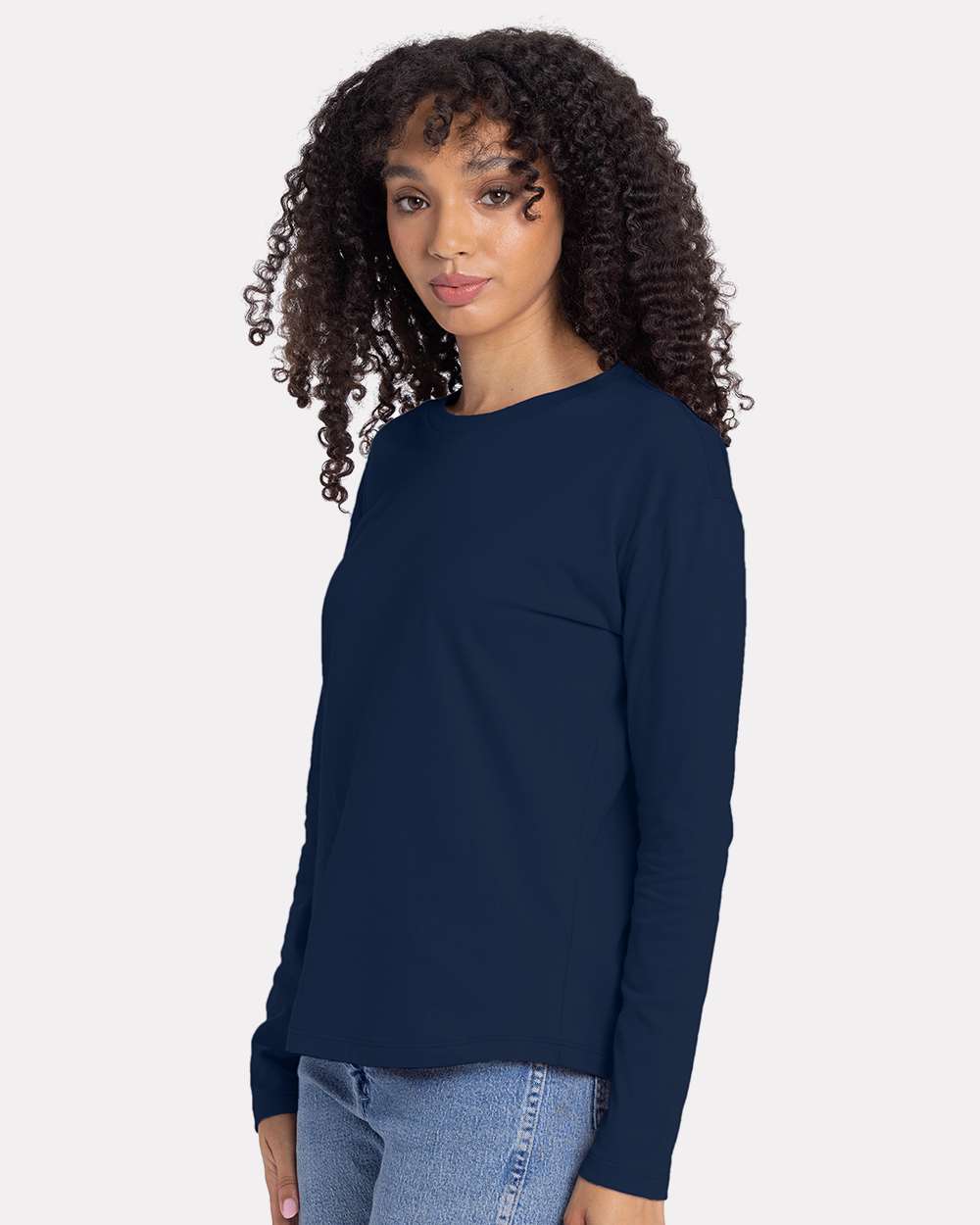 Women's Cotton Relaxed Long Sleeve T-Shirt