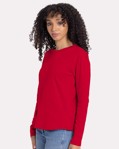 Women's Cotton Relaxed Long Sleeve T-Shirt