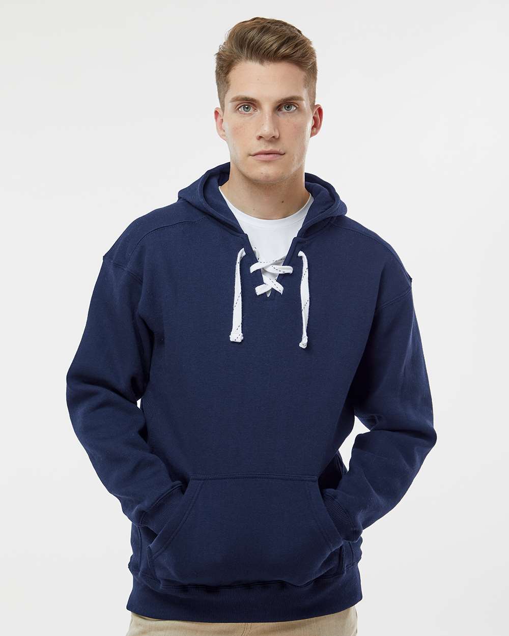 Men's Sport Lace Hooded Sweatshirt