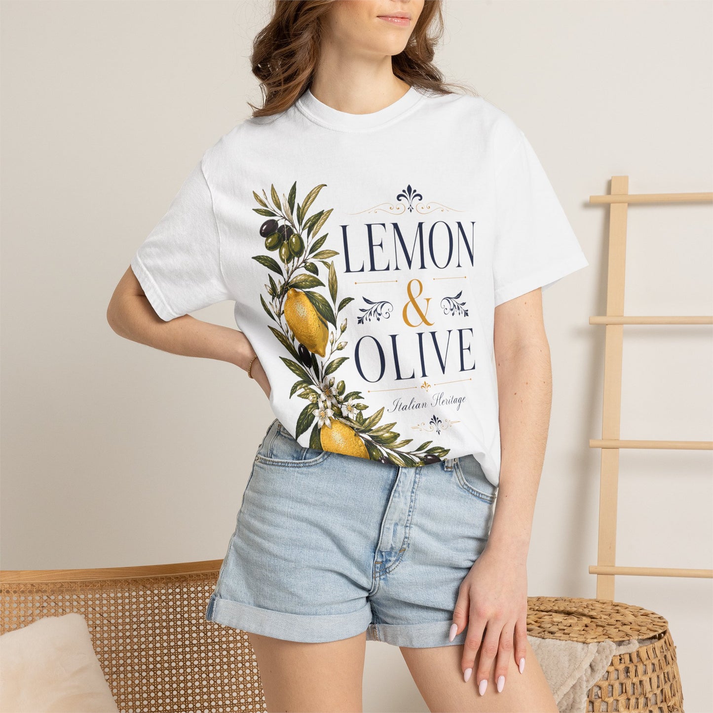 Lemon & Olive – Italian Heritage | Premium Graphic Tee