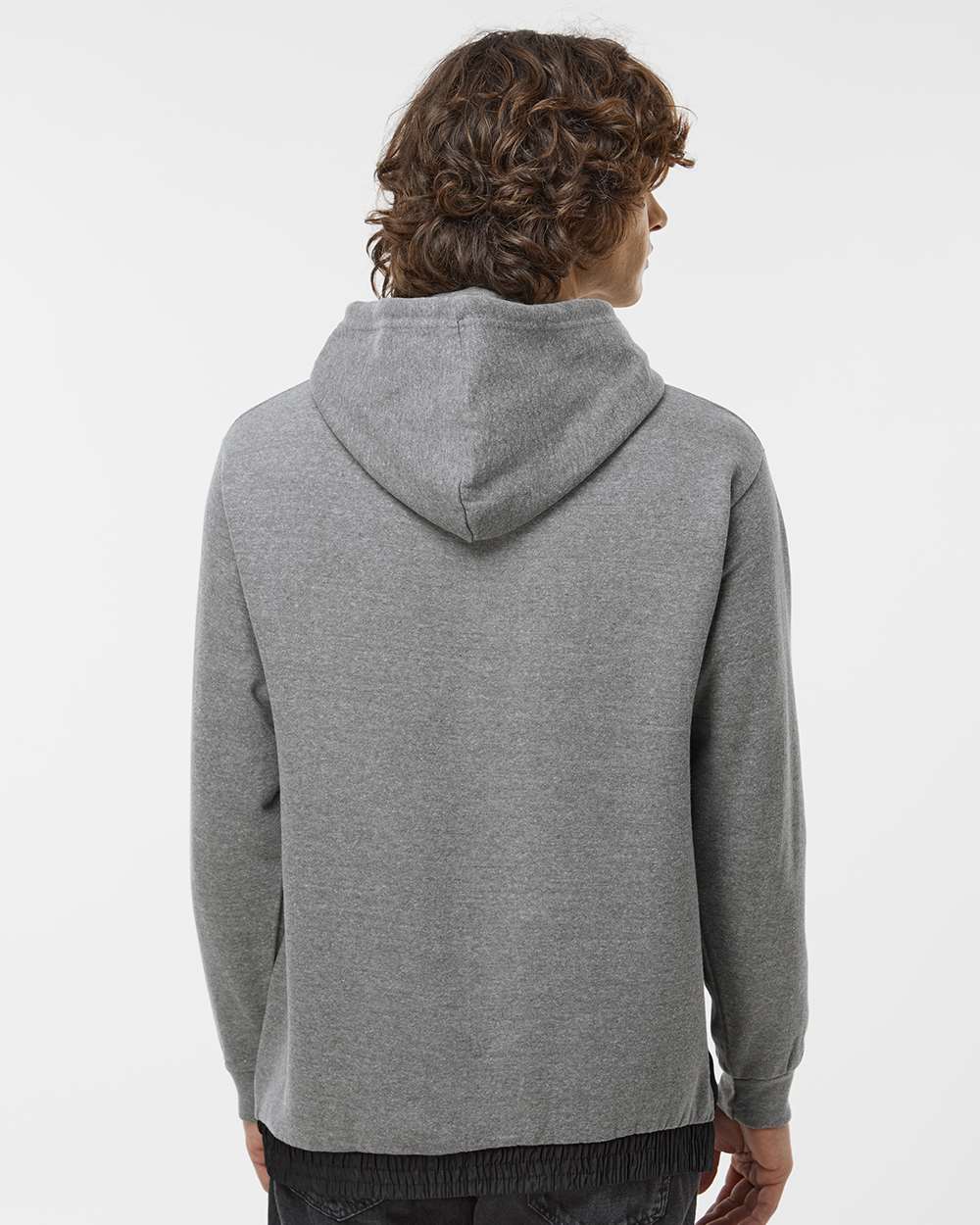 Unisex Mixed Media Hooded Sweatshirt