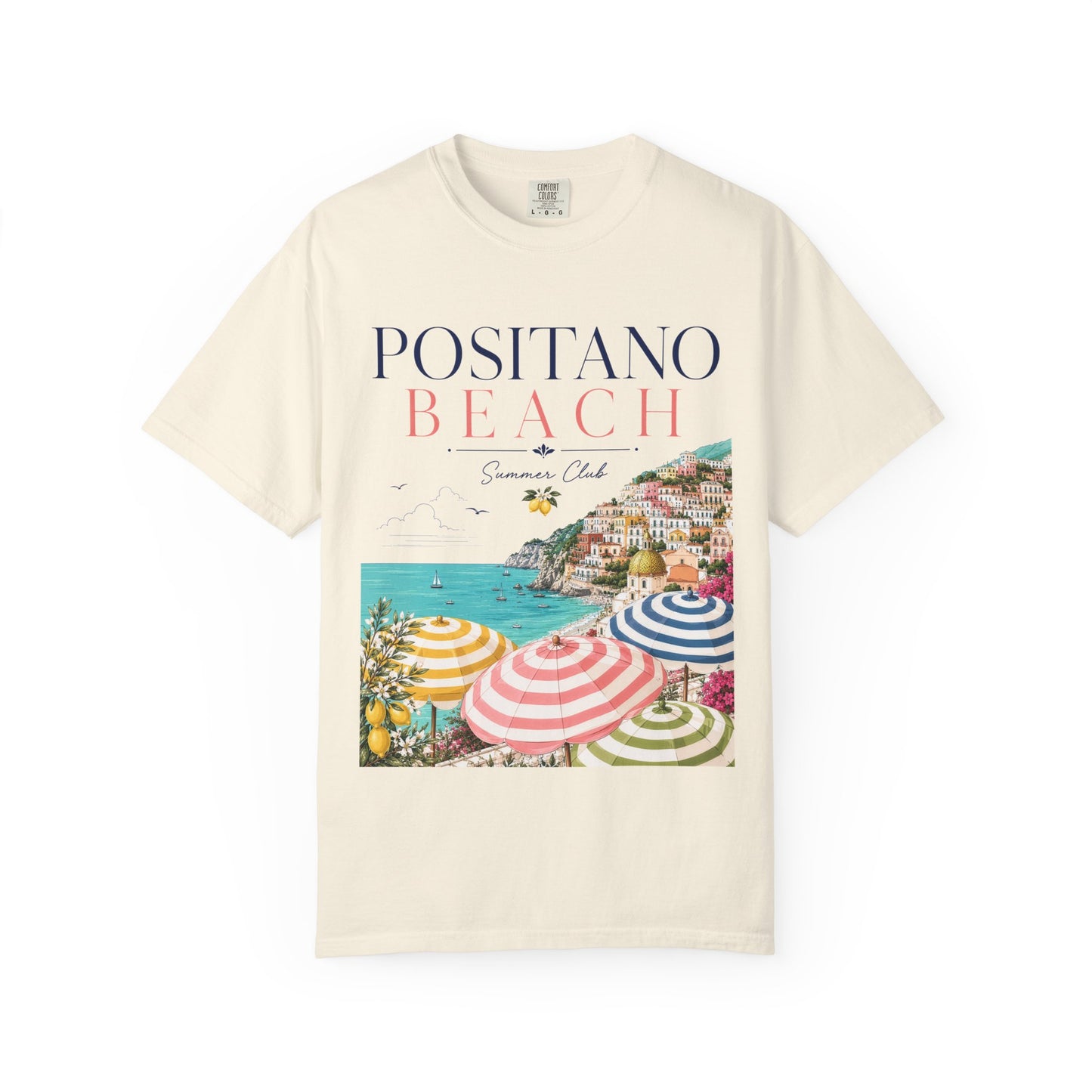 Positano Beach – Summer Club | Premium Vintage Tee