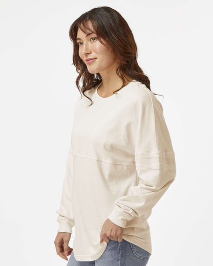 Women's Pom Pom Long Sleeve Jersey T-Shirt