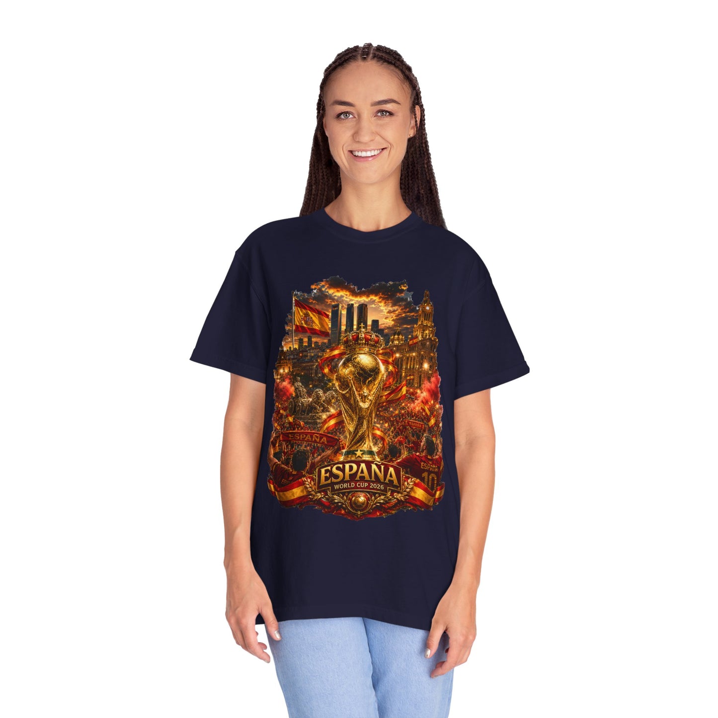 Spain Football World Cup 2026 'Triunfo de Cibeles' Ultimate Fan Celebration | Premium Graphic Tee