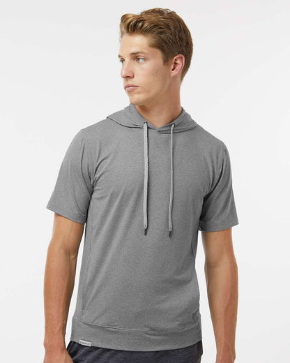 Men's Eco ReviveÂ™ Ventura Soft Knit Short Sleeve Hooded Sweatshirt