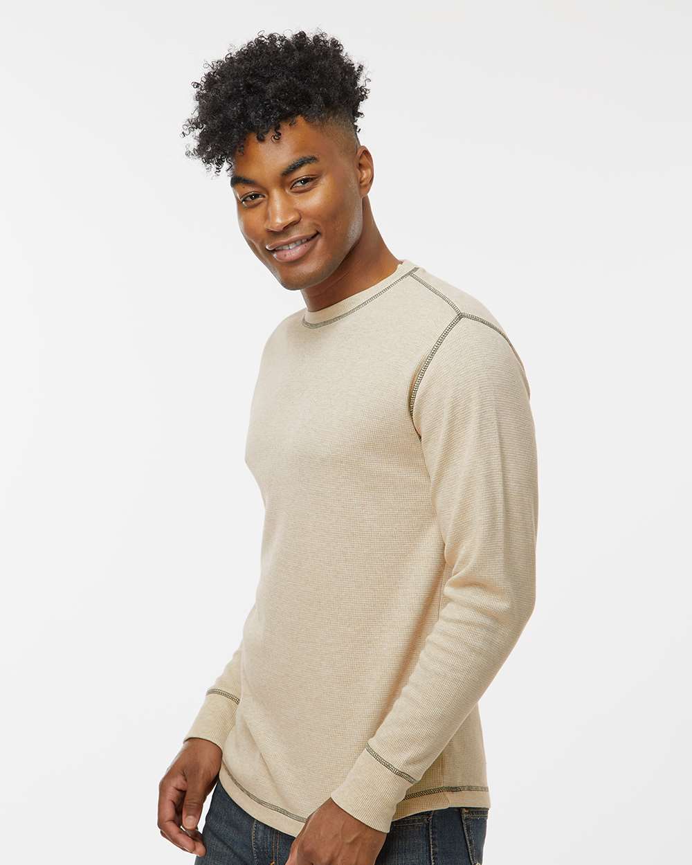 Men's Vintage Thermal Long Sleeve T-Shirt