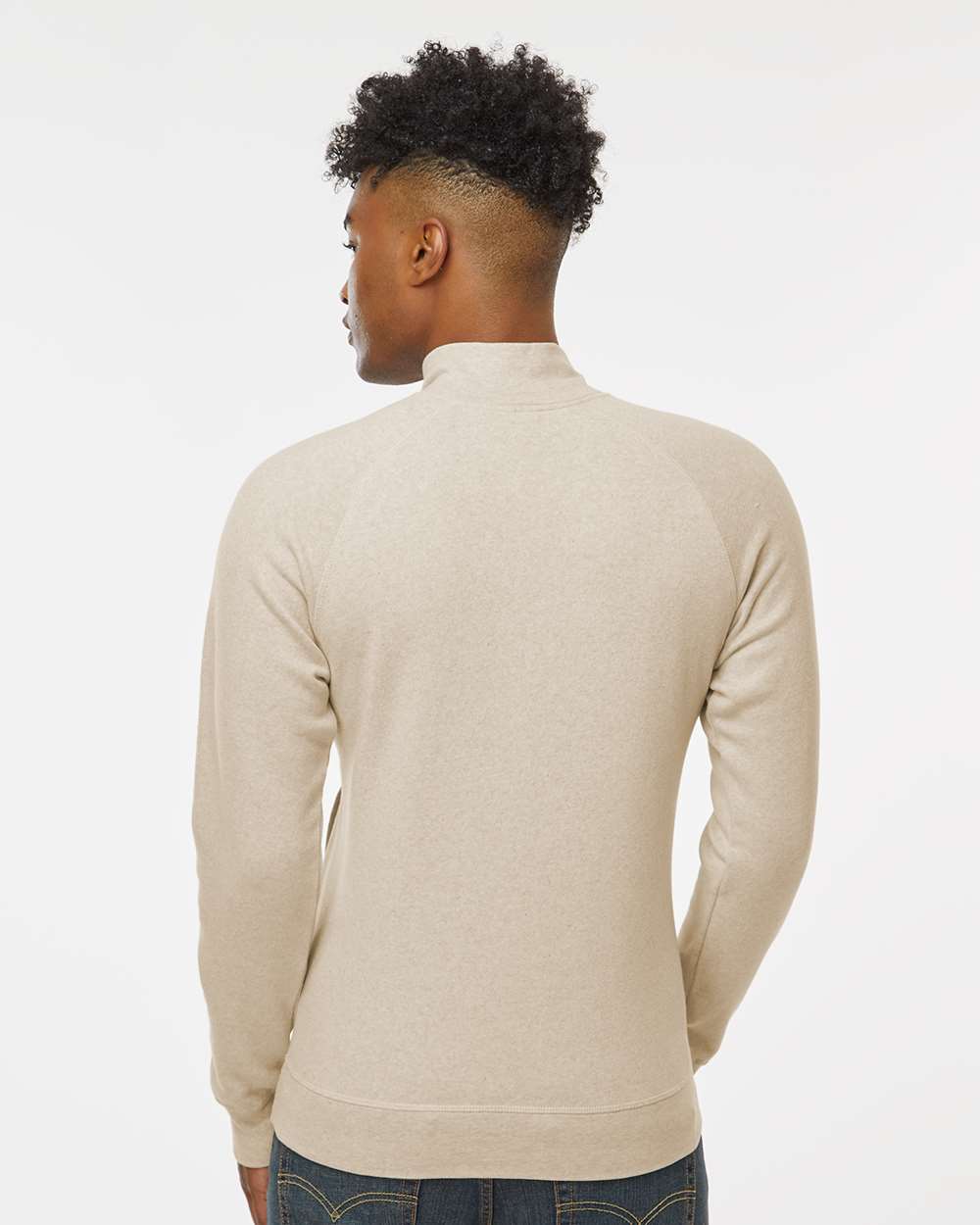 Men's Triblend Quarter-Zip Sweatshirt
