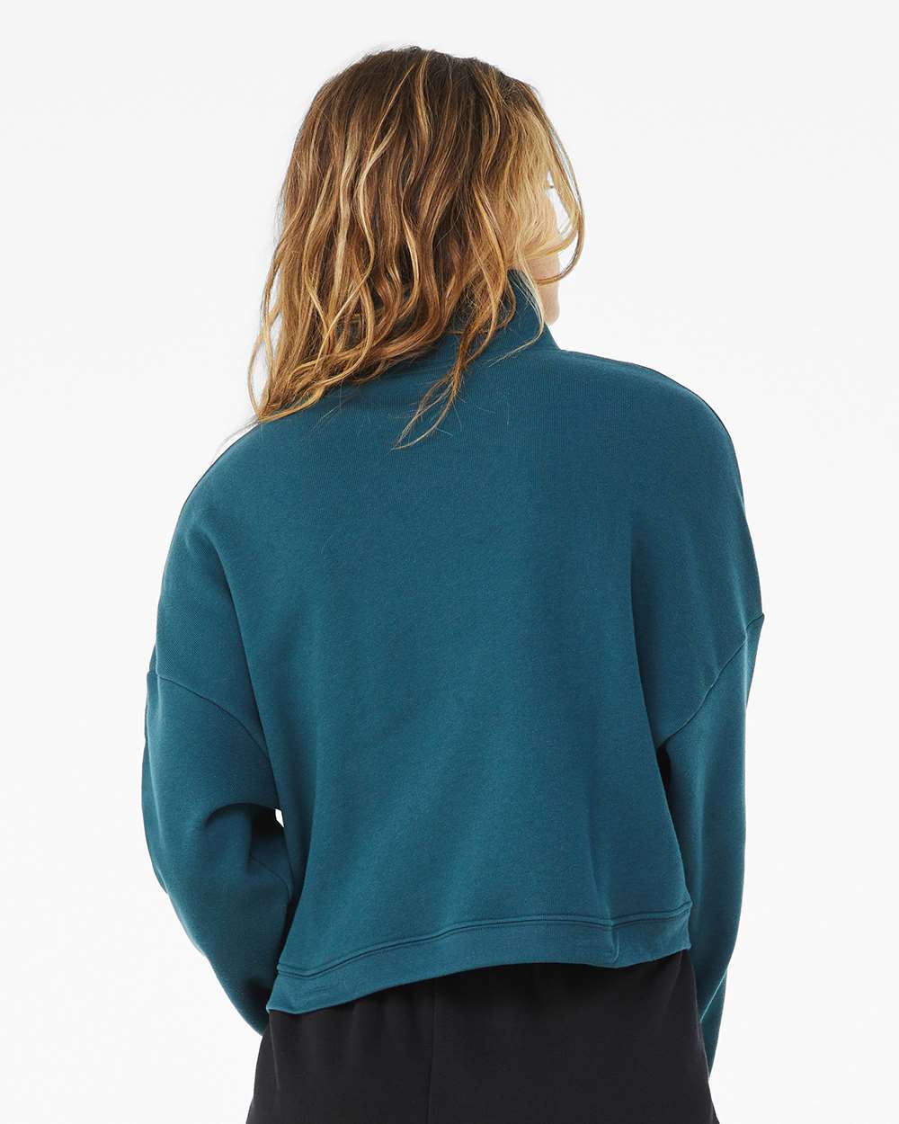 WomenÂ’s Sponge Fleece Half Zip Pullover