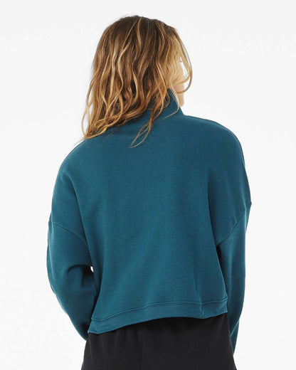 WomenÂ’s Sponge Fleece Half Zip Pullover