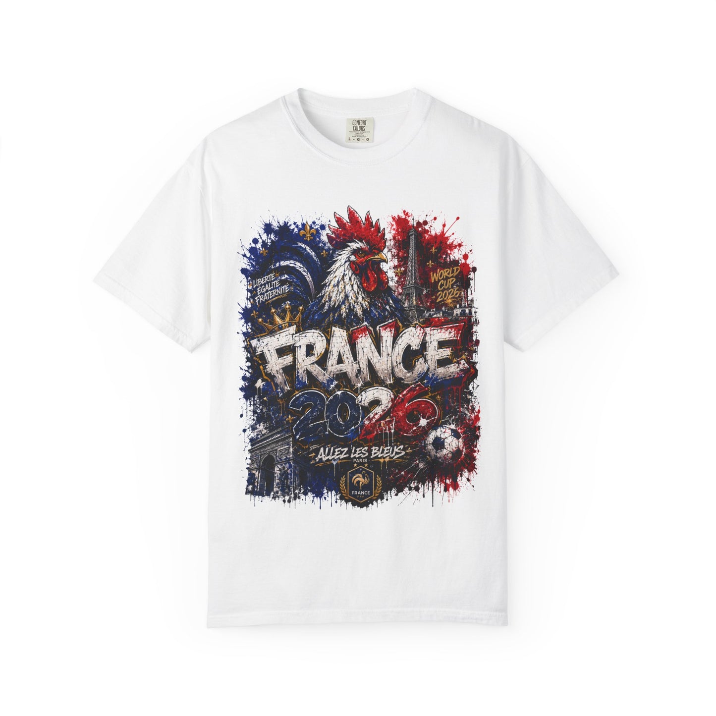 France Football 'Les Bleus' Street Graffiti – World Cup 2026 | Premium Graphic Tee
