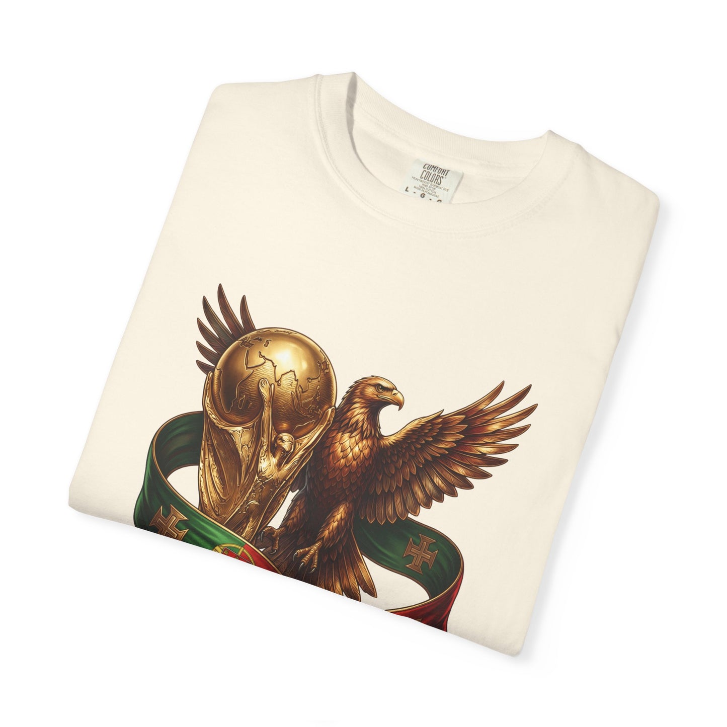 Portugal Football World Cup 2026 'Triumph of the Eagle' Trophy Graphic – Imperial Glory | Premium Summer Tee