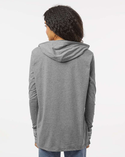 Women's Heathered Jersey Hooded Tunic