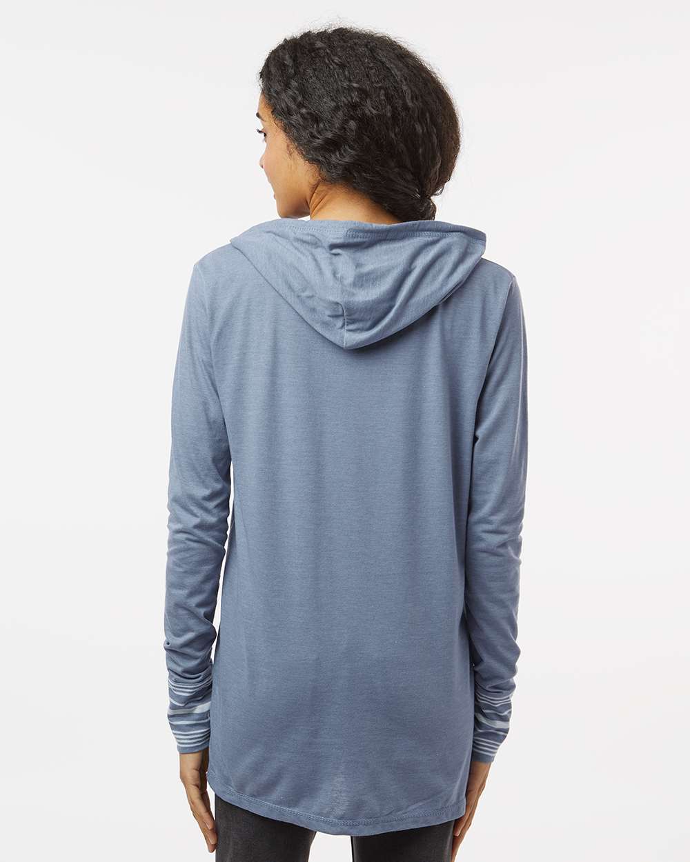Women's Heathered Jersey Hooded Tunic